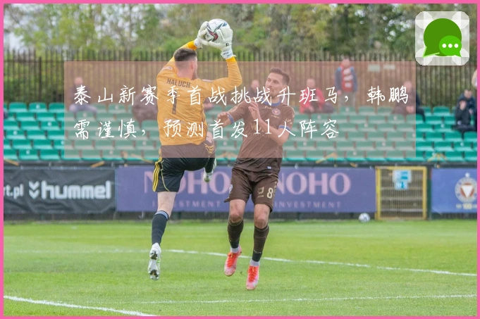 泰山新赛季首战挑战升班马，韩鹏需谨慎，预测首发11人阵容